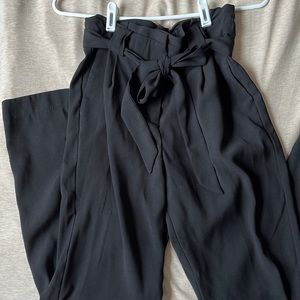 Express High Waisted Tied Dress Pants / Trousers